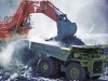 DHML Macraes Gold Mine digger truck close-up